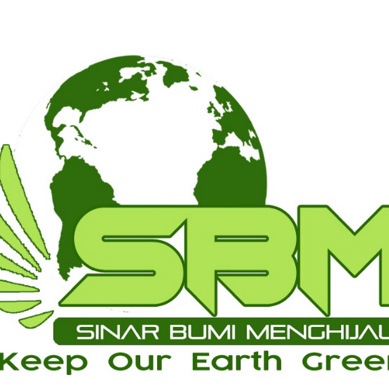 Logo sinar bumi menghijau