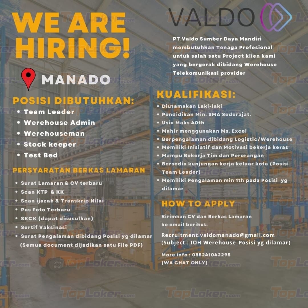 Logo VALDO MANADO