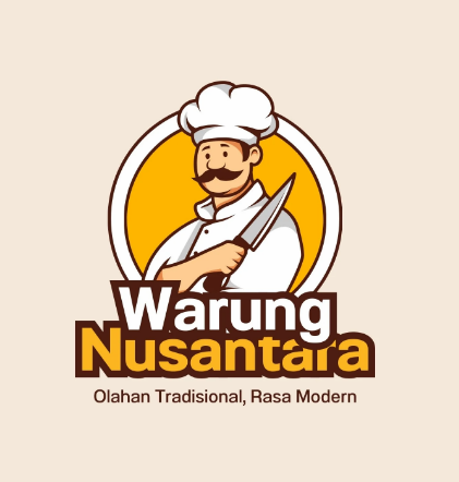 Logo Warung Nasi Nusantara